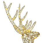 3D Reinsdyr Med 140 Led Varmhvit 128 Cm Pet