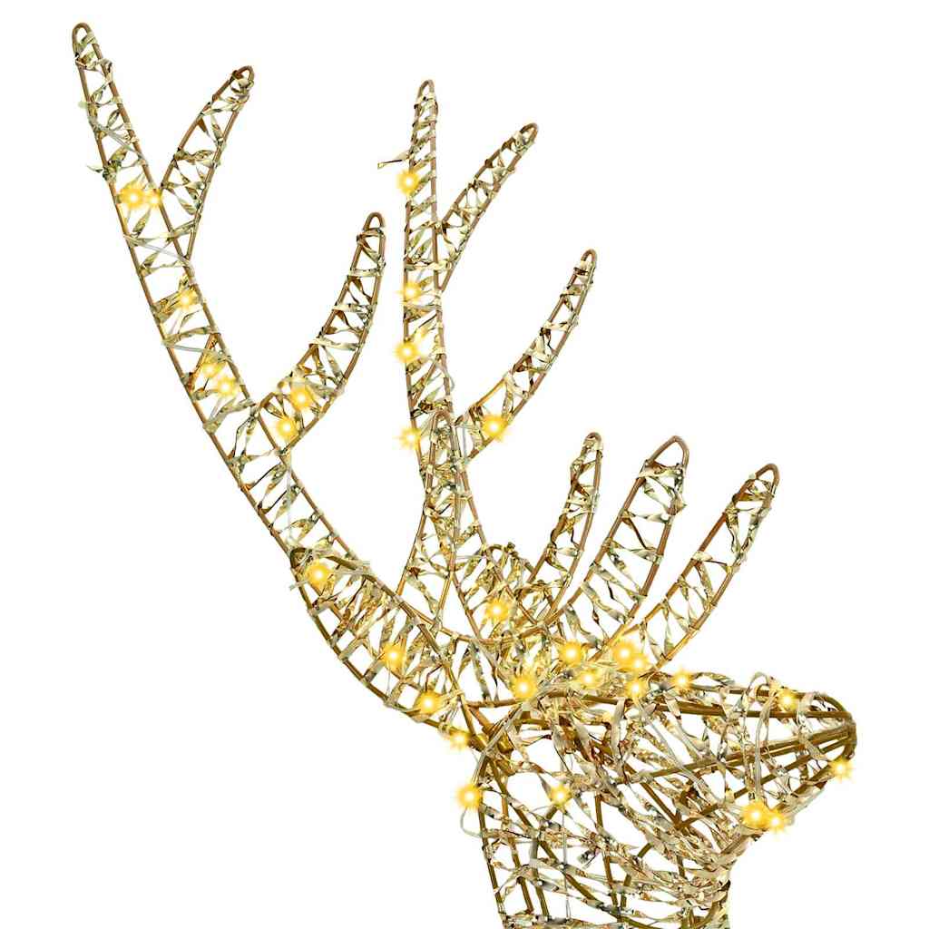 3D Reinsdyr Med 140 Led Varmhvit 128 Cm Pet