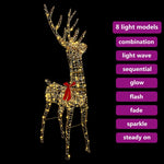 3D Reinsdyr Med 140 Led Varmhvit 128 Cm Pet