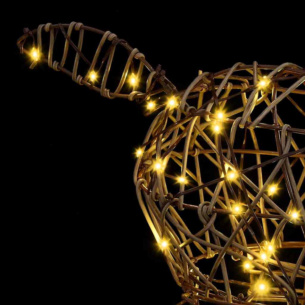 3D Reinsdyr Med 140 Led Varmhvit 128 Cm Rotting