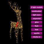 3D Reinsdyr Med 140 Led Varmhvit 128 Cm Rotting