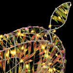 3D Reinsdyr Med 250 Led Varmhvit 180 Cm Pet