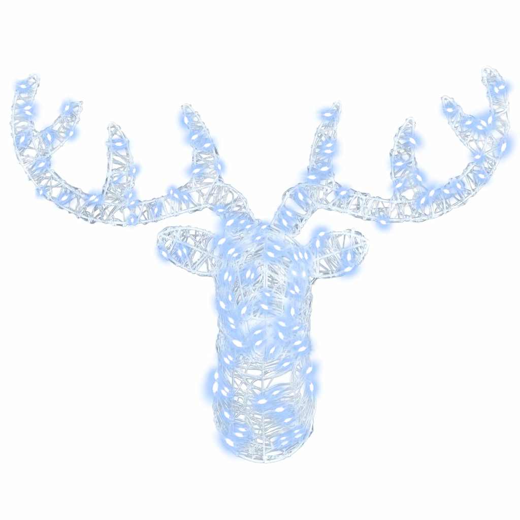 Rudolf Hode Med 140 Led Kaldhvit 60 Cm Akryl