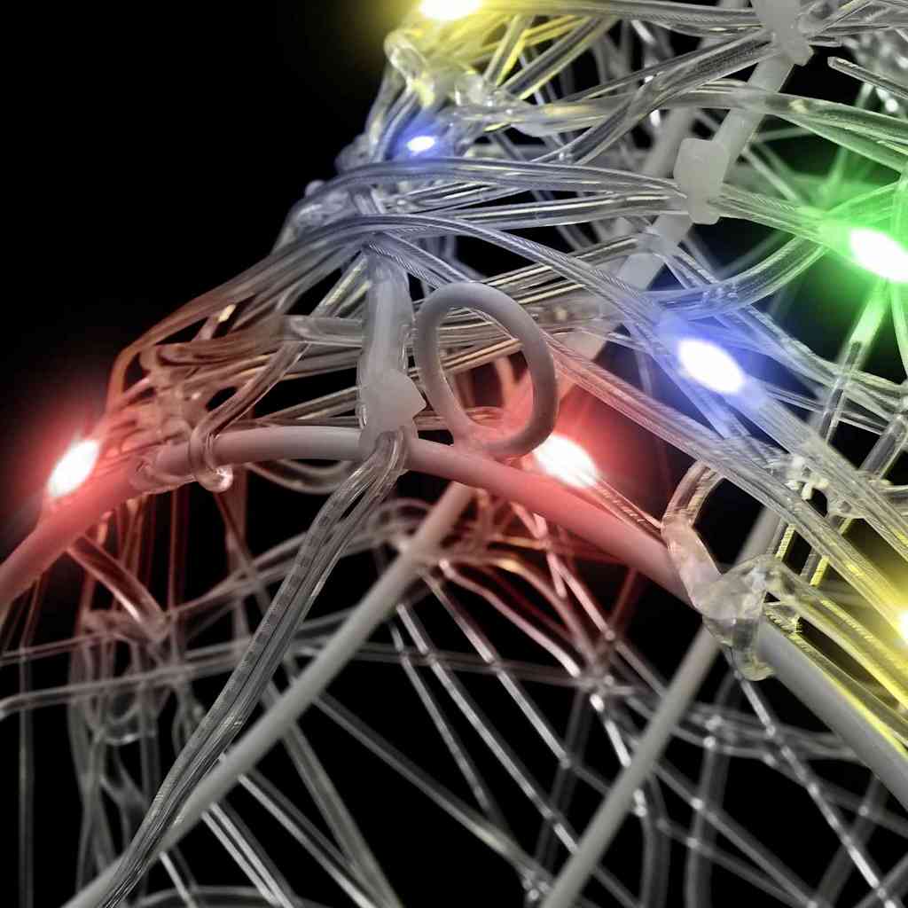 Rudolf Hode Med 140 Led Fargerik 60 Cm Akryl