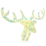 Reinsdyr Trekke Slede Med 140 Led Varmhvit 60 Cm Pet