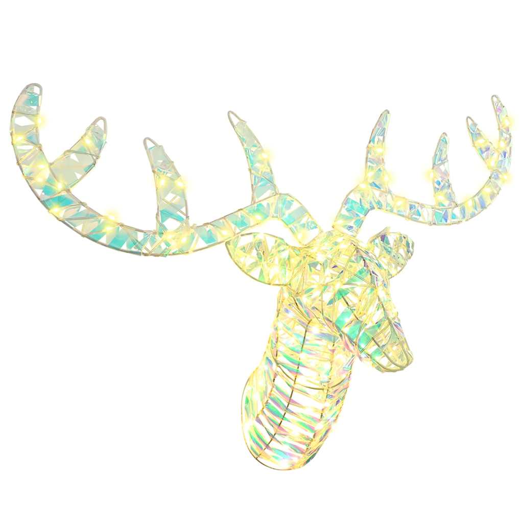 Reinsdyr Trekke Slede Med 140 Led Varmhvit 60 Cm Pet