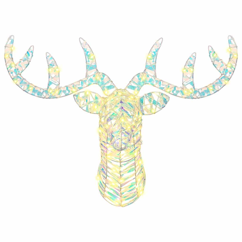 Reinsdyr Trekke Slede Med 140 Led Varmhvit 60 Cm Pet