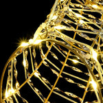 Reinsdyr Trekke Slede Med 140 Led Varmhvit 60 Cm Pet