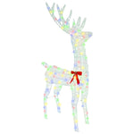 Reinsdyr Trekke Slede Fargerik 70 X 26 X 128,5 Cm Akryl