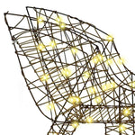 Reinsdyr Trekke Slede Varmhvit 70 X 26 X 128,5 Cm Rotting