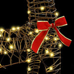 Reinsdyr Trekke Slede Varmhvit 70 X 26 X 128,5 Cm Rotting