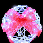 Gaveeske Dekorasjon 3 Pcs Kaldhvit 20 X 20 X 21 Cm Akryl