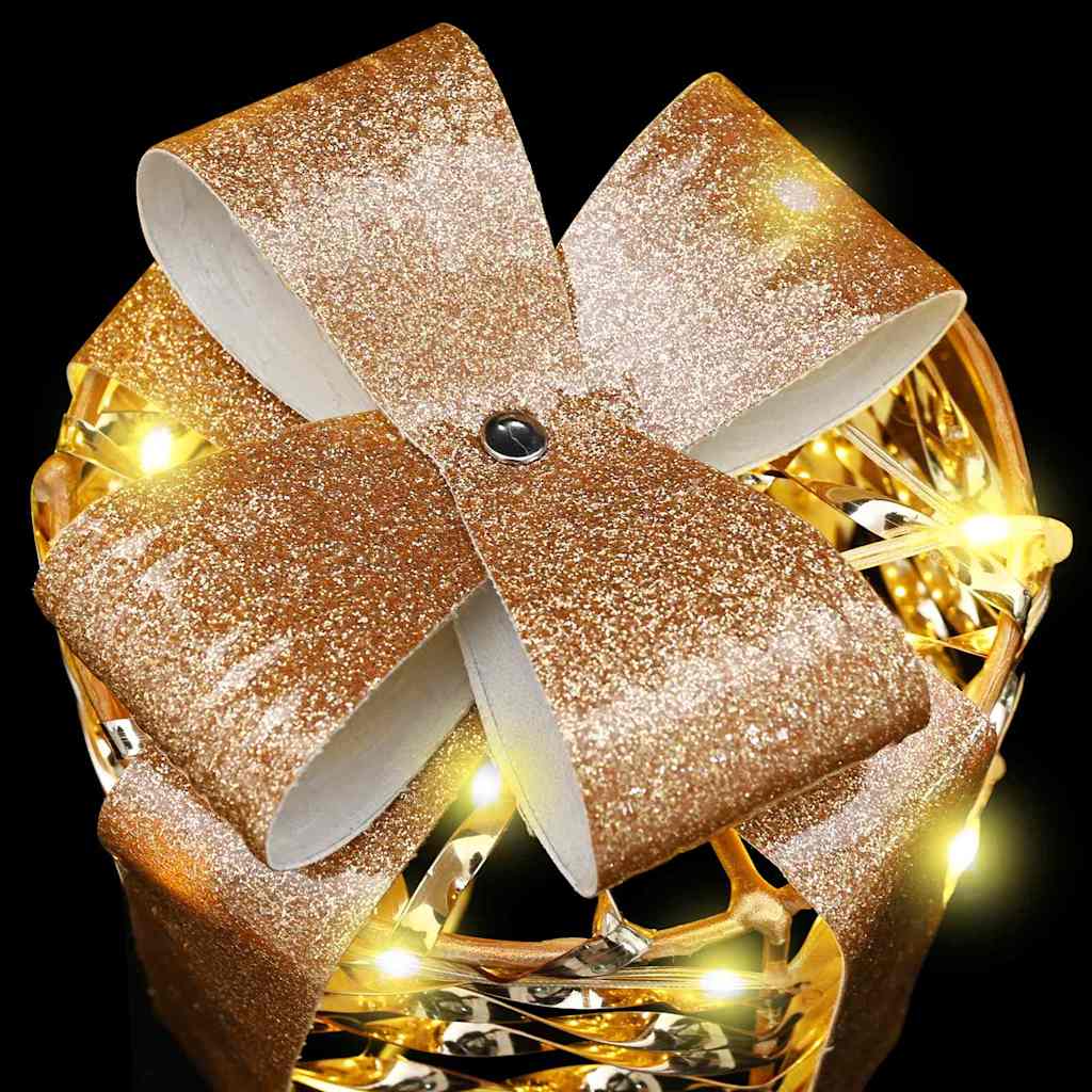 Gaveeske Dekorasjon 3 Pcs Varmhvit 20 X 20 X 20 Cm Pet