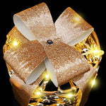 Gaveeske Dekorasjon 3 Pcs Varmhvit 20 X 20 X 20 Cm Pet