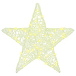 3D Stjerne Med 50 Led Varmhvit 55 X 53,5 X 10 Cm Akryl