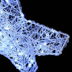 3D Stjerne Med 50 Led Kaldhvit 55 X 53,5 X 10 Cm Akryl