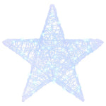 3D Stjerne Med 50 Led Kaldhvit 55 X 53,5 X 10 Cm Akryl