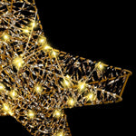 3D Stjerne Med 50 Led Varmhvit 55 X 52.5 X 9 Cm Pet