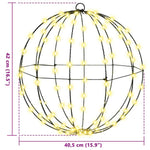 Kule Med 120 Led Varmhvit 40 Cm Metall
