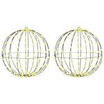 Kule Med 320 Led 2 Pcs Varmhvit 50 Cm Metall