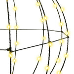 Kule Med 384 Led 2 Pcs Varmhvit 60 Cm Metall