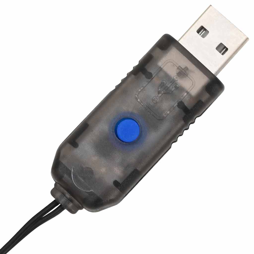 Kule Med 384 Led 2 Pcs Varmhvit 60 Cm Metall