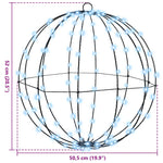 Kule Med 320 Led 2 Pcs Kaldhvit 50 Cm Metall