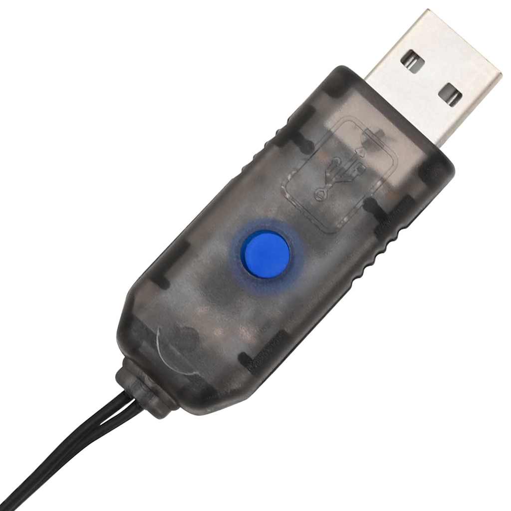 Kule Med 384 Led 2 Pcs Kaldhvit 60 Cm Metall