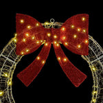 Krans Med 150 Led Varmhvit 120 Cm Akryl