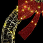 Krans Med 150 Led Varmhvit 120 Cm Akryl