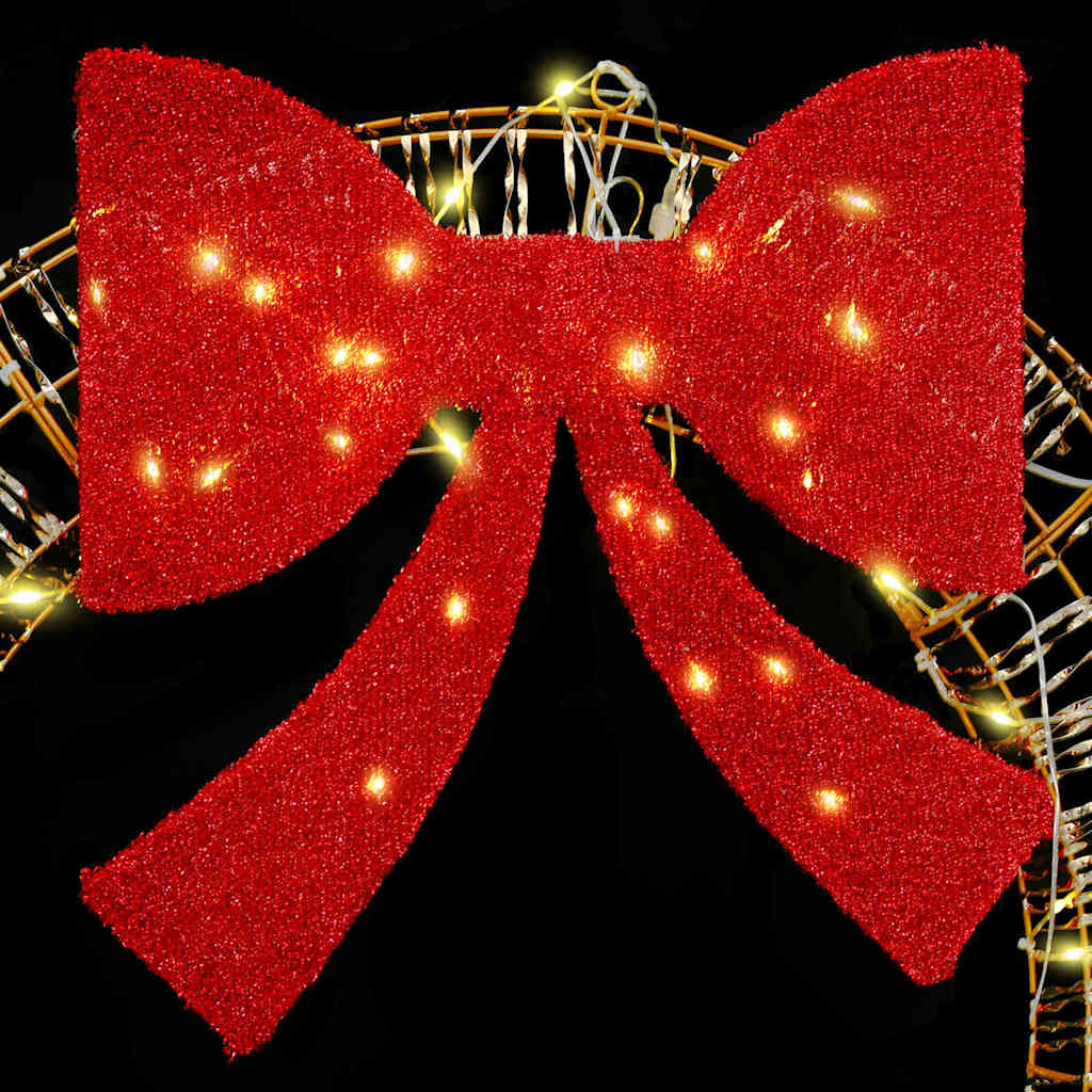 Krans Med 80 Led Varmhvit 90 Cm Pet