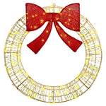 Krans Med 80 Led Varmhvit 90 Cm Pet