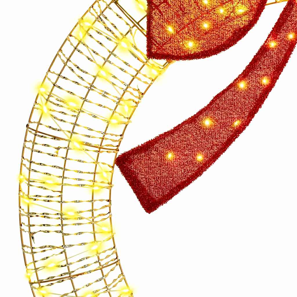 Krans Med 150 Led Varmhvit 120 Cm Pet