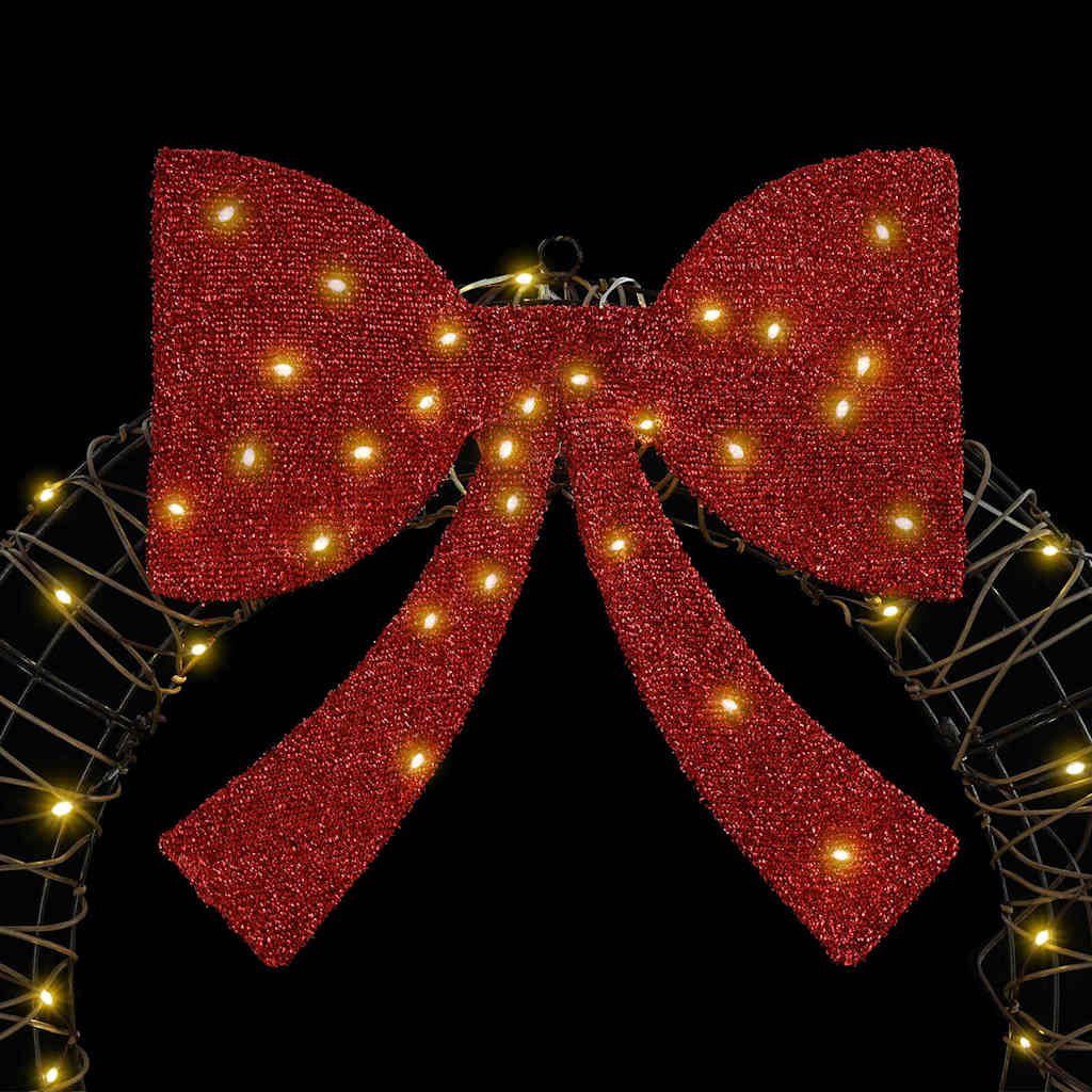 Krans Med 60 Led Varmhvit 75 Cm Rotting