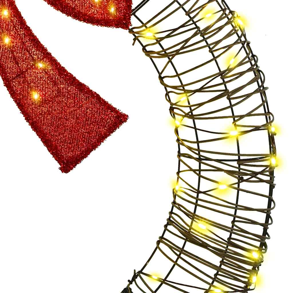 Krans Med 80 Led Varmhvit 90 Cm Rotting