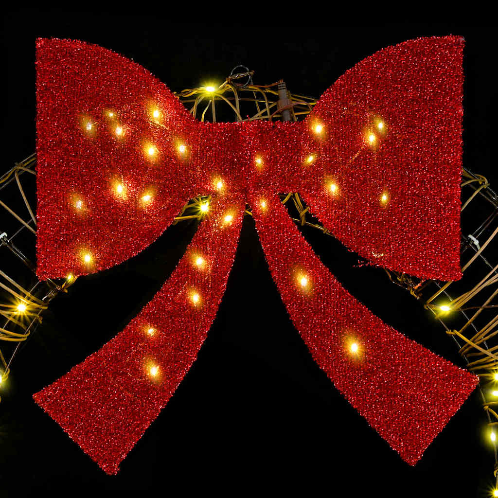 Krans Med 80 Led Varmhvit 90 Cm Rotting