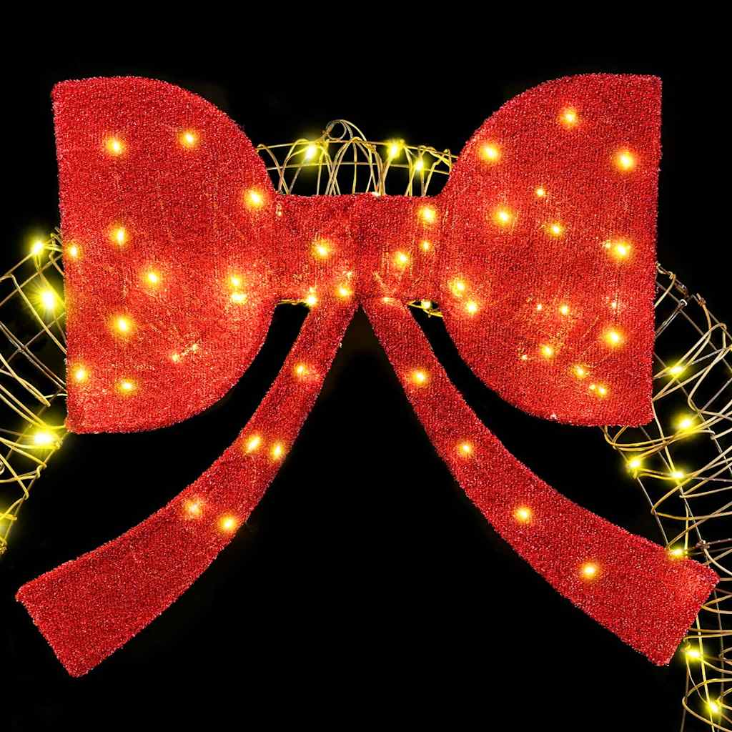 Krans Med 150 Led Varmhvit 120 Cm Rotting