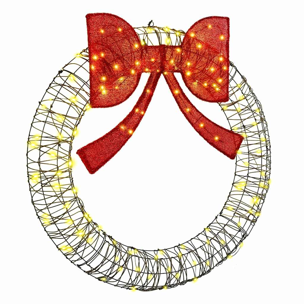 Krans Med 150 Led Varmhvit 120 Cm Rotting