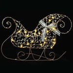 Led Reinsdyr Med 60 Led 3 Pcs Varmhvit Pet