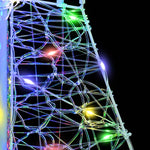 Juletre Med 100 Led Flerfarget 120 Cm Akryl