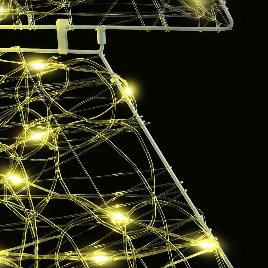 Juletre Med 160 Led Varmhvit 150 Cm Akryl