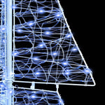 Juletre Med 240 Led Kald Hvit 180 Cm Akryl