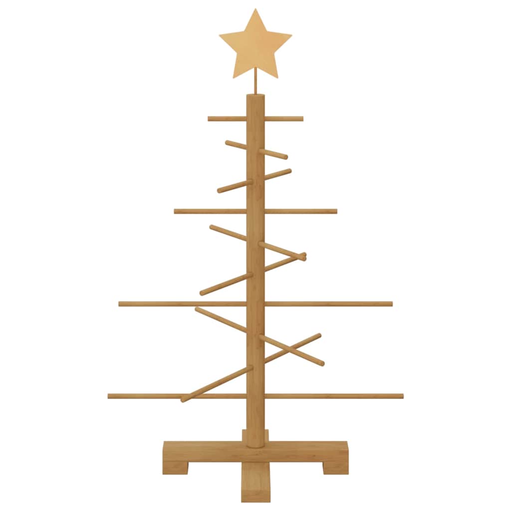 Trekjuletrær Med Stativ Brun 75 Cm Bambus