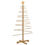 Trekjuletrær Med Stativ Brun 125 Cm Bambus