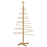 Trekjuletrær Med Stativ Brun 150 Cm Bambus