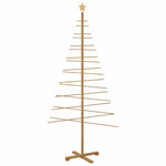 Trekjuletrær Med Stativ Brun 210 Cm Bambus