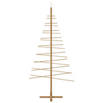 Trekjuletrær Med Stativ Brun 210 Cm Bambus