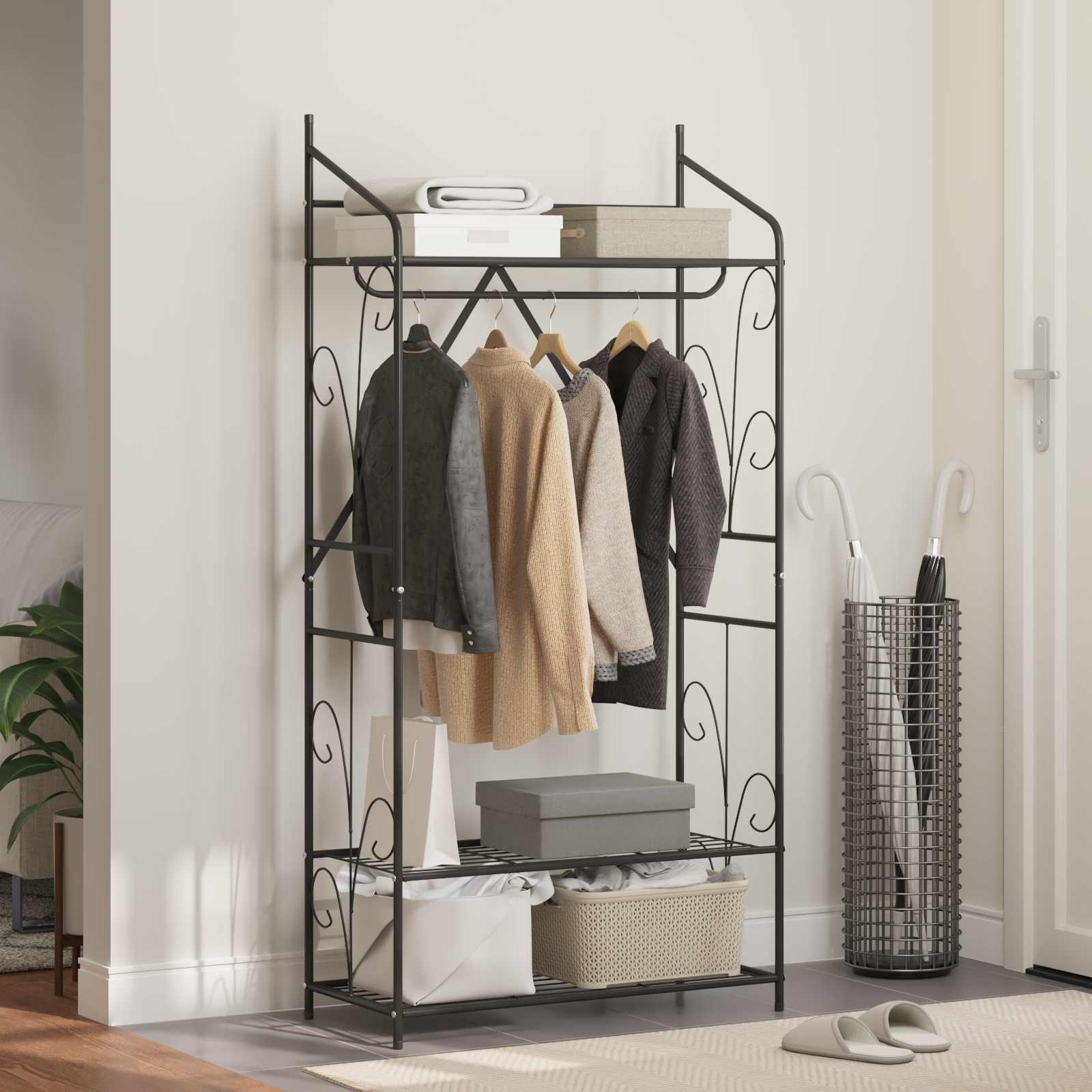 Åpen Garderobe Ensfarget
