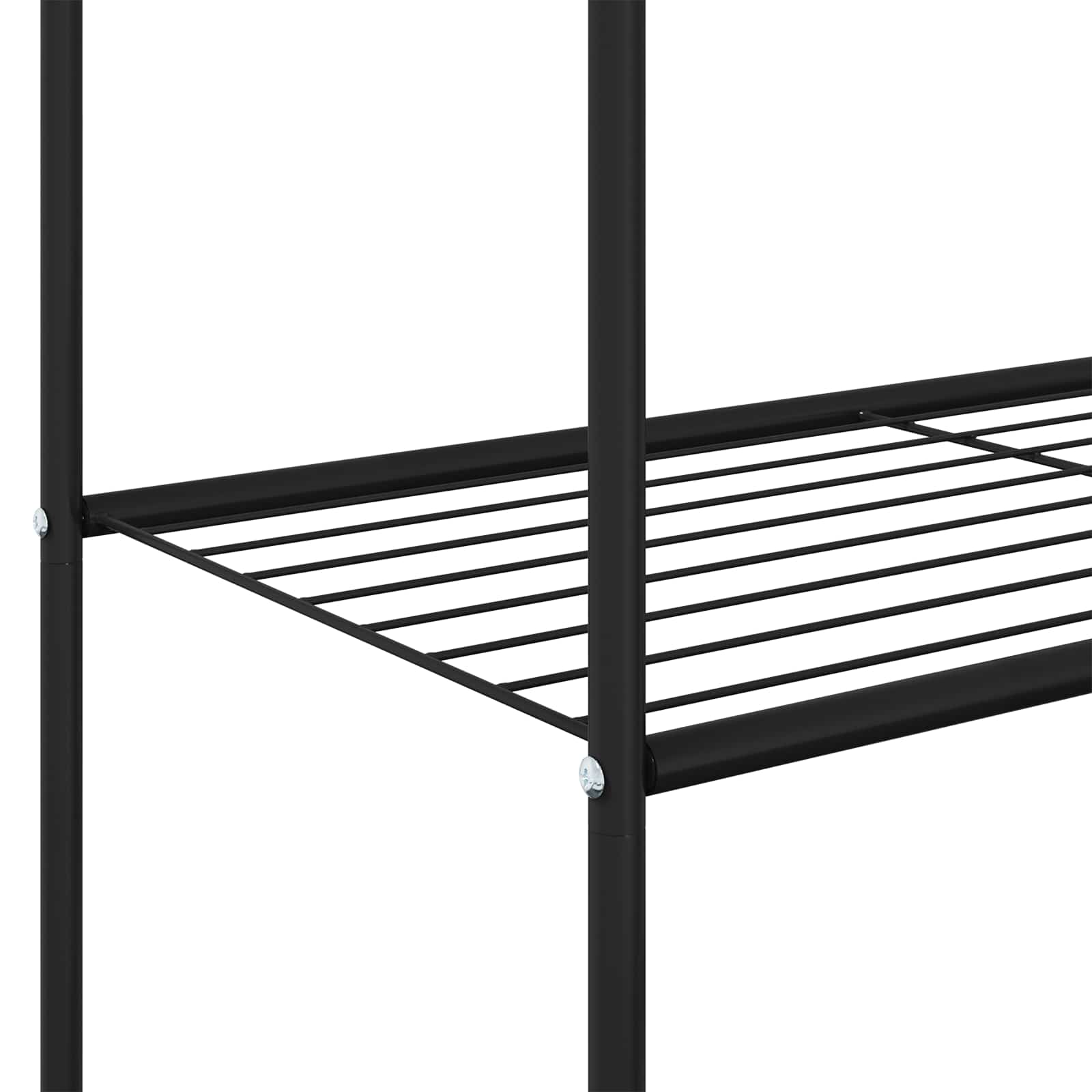 Klesstativ Ensfarget Svart