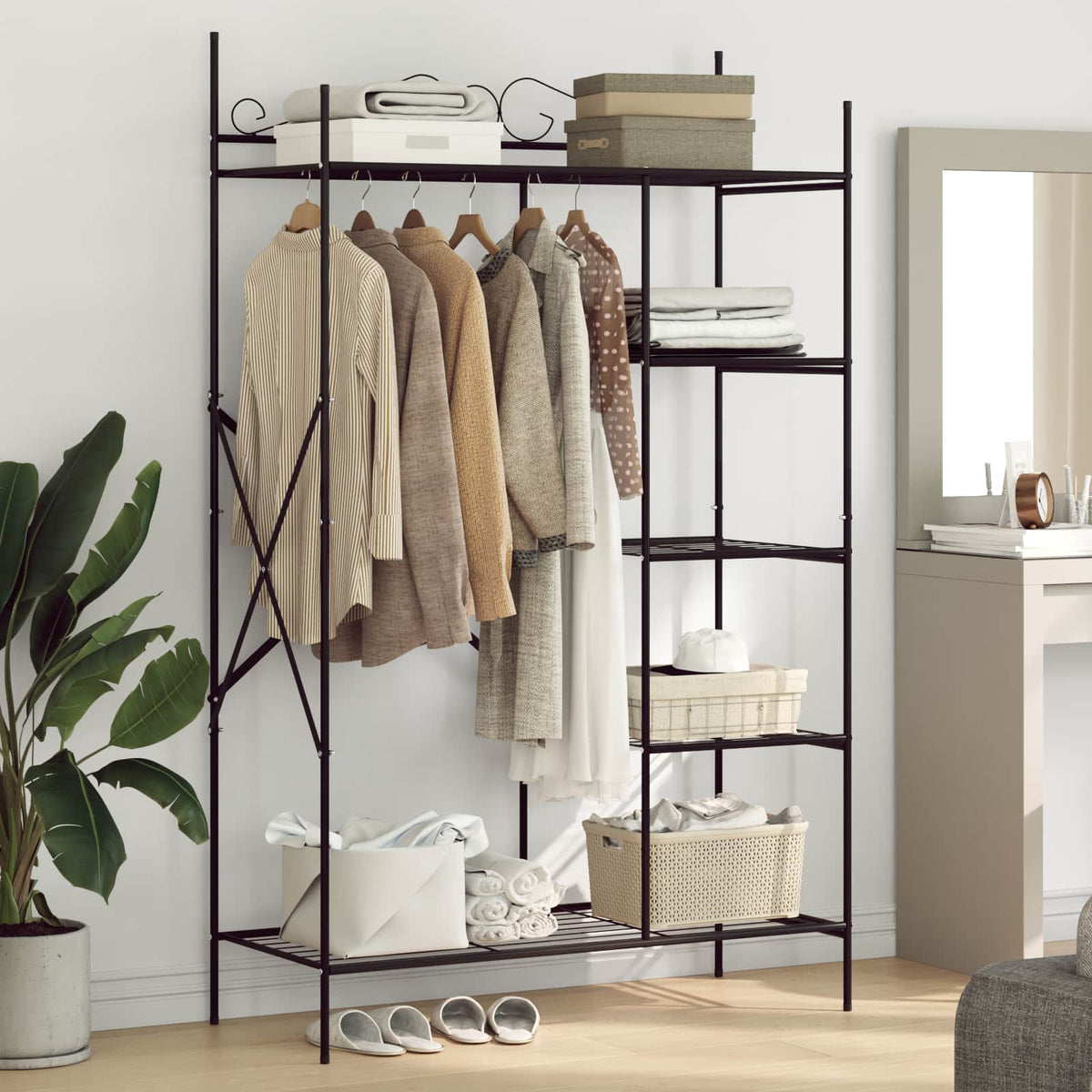 Åpen Garderobe Ensfarget